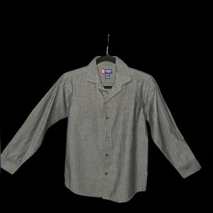 Like New Boys button-up charcoal/gray size 10/12 medium